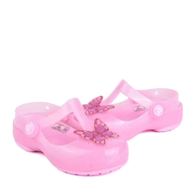 Crocs Isabella Embellished Clog Kids Pink