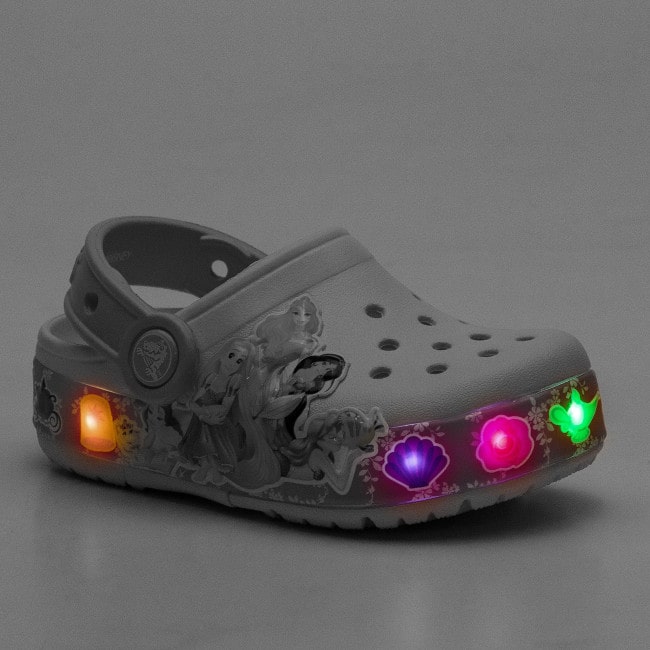 Crocs Fun Lab Disney Multi-Princess Flashlight Clog Kids - Zarrosa Shop