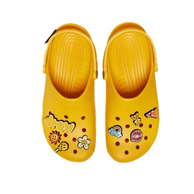 Crocs Drew House X Justin Bieber Collaboration Limited edition Yellow