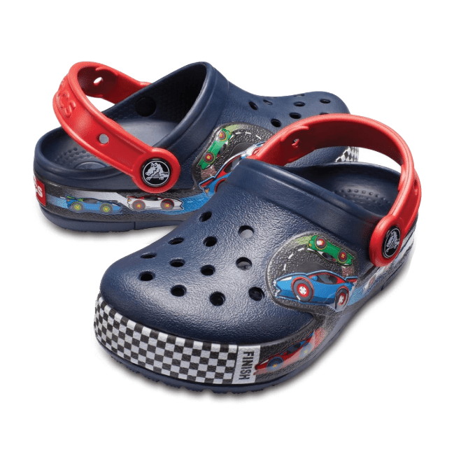 Crocs Fun Lab Racing Cars Flashlight Clog Kids