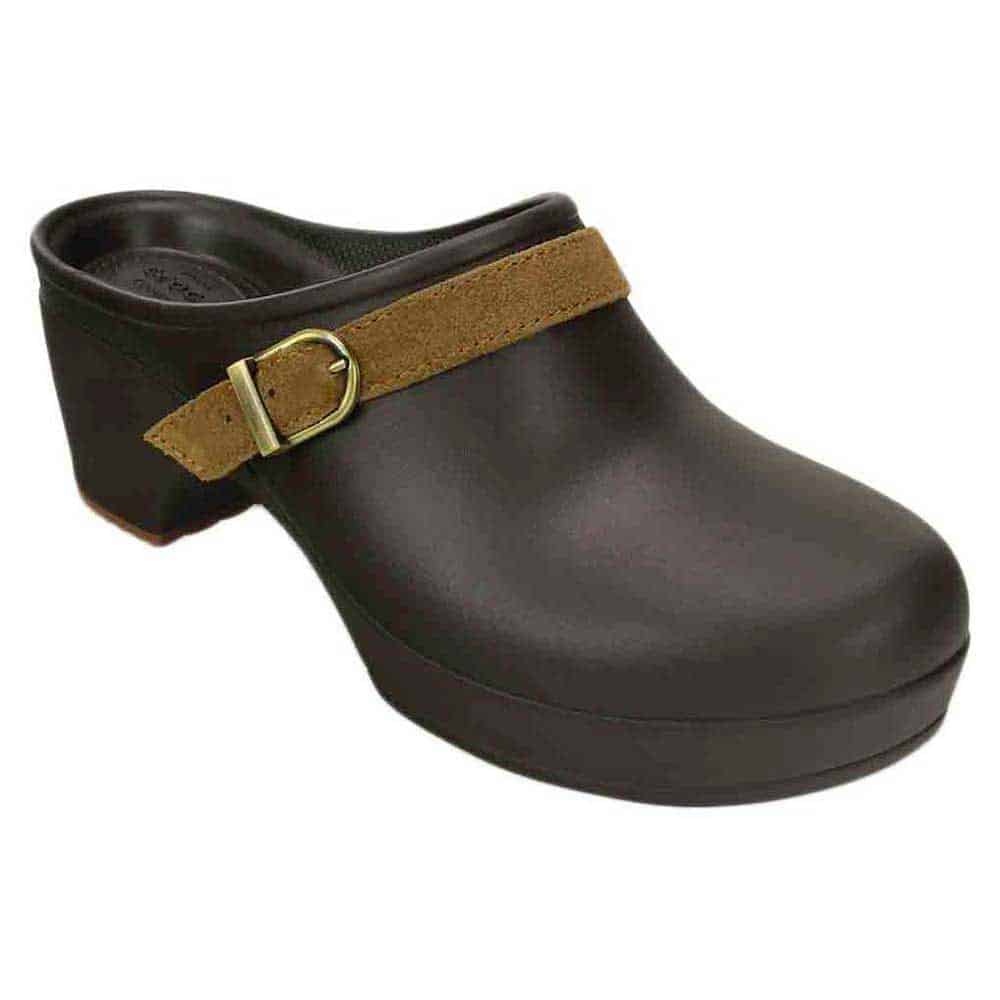 Crocs Sarah Clog Heels Women Dark Brown | Zarrosa Shop