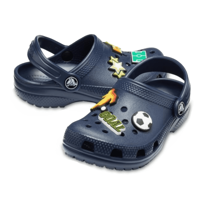 Crocs Classic Charm Clog Kids Navy
