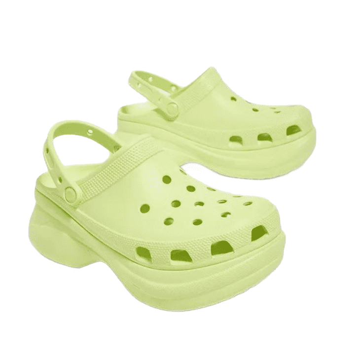 Crocs Classic Bae Clog Plain Women Lime Green | Zarrosa Shop