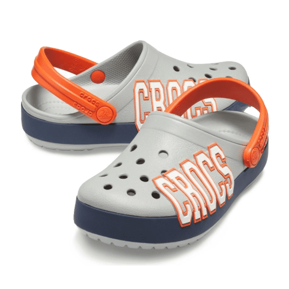 Crocs Crocband Logo Light Grey Kids