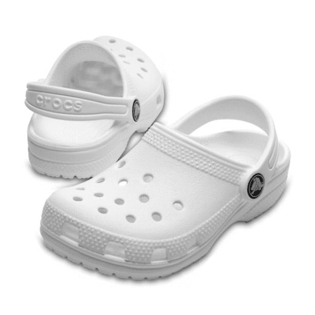 Crocs Classic Plain Clog Kids White