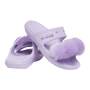 Crocs Classic Fur Sure Lavender Unisex Sandal