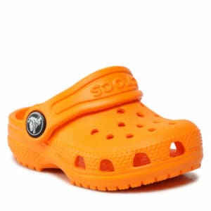 Crocs Classic Plain Clog Kids Zing Orange